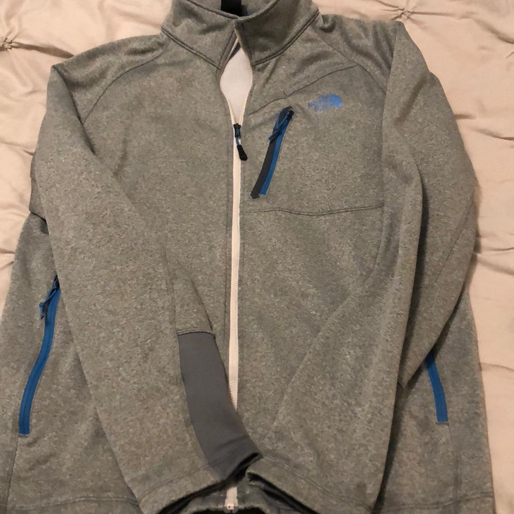 North face zip up jacket